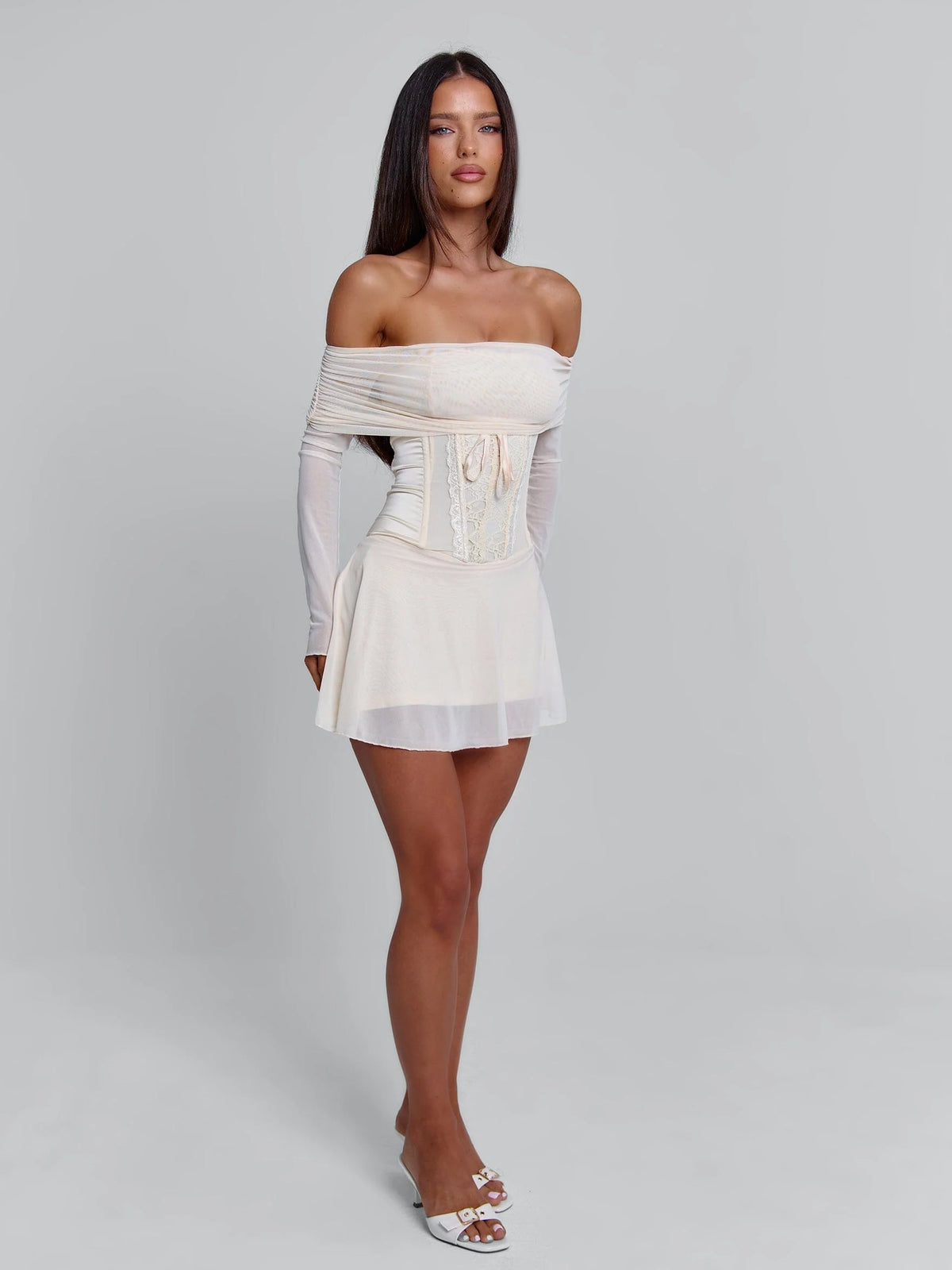 Lucy's ORLA MINI DRESS BEIGE