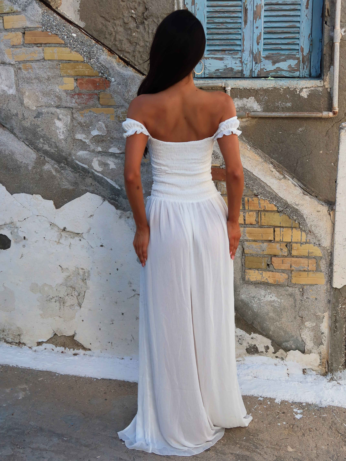 Lucy's YVINNE MAXI DRESS WHITE