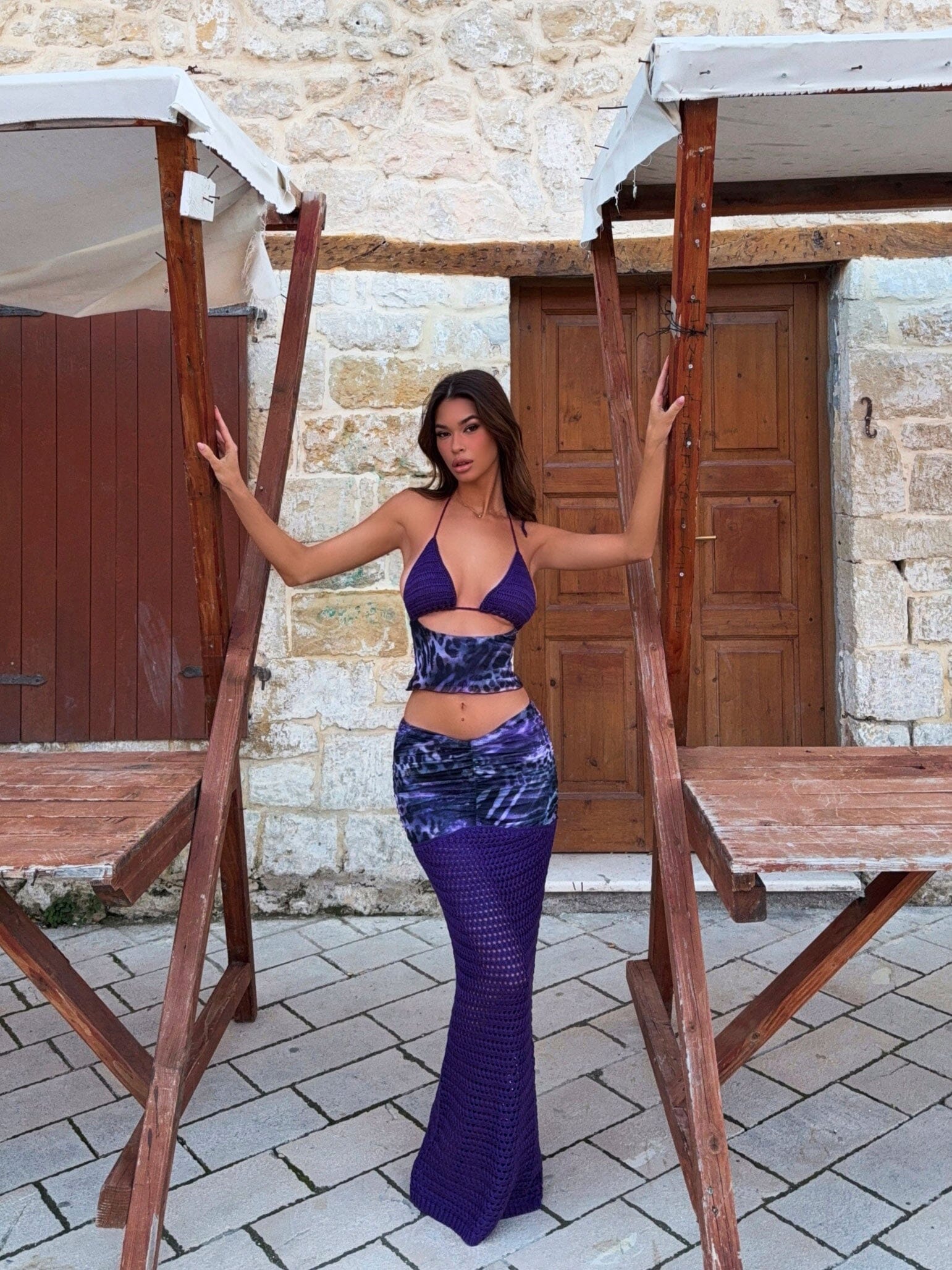 Lucy's ESMEE MAXI SKIRT VIOLETTE