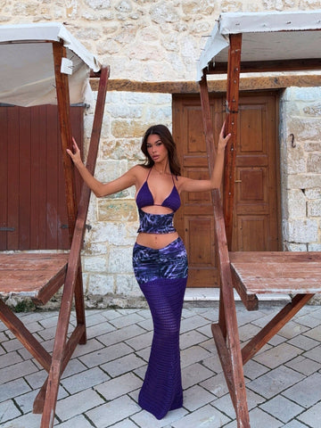 Lucy's ESMEE MAXI SKIRT VIOLETTE