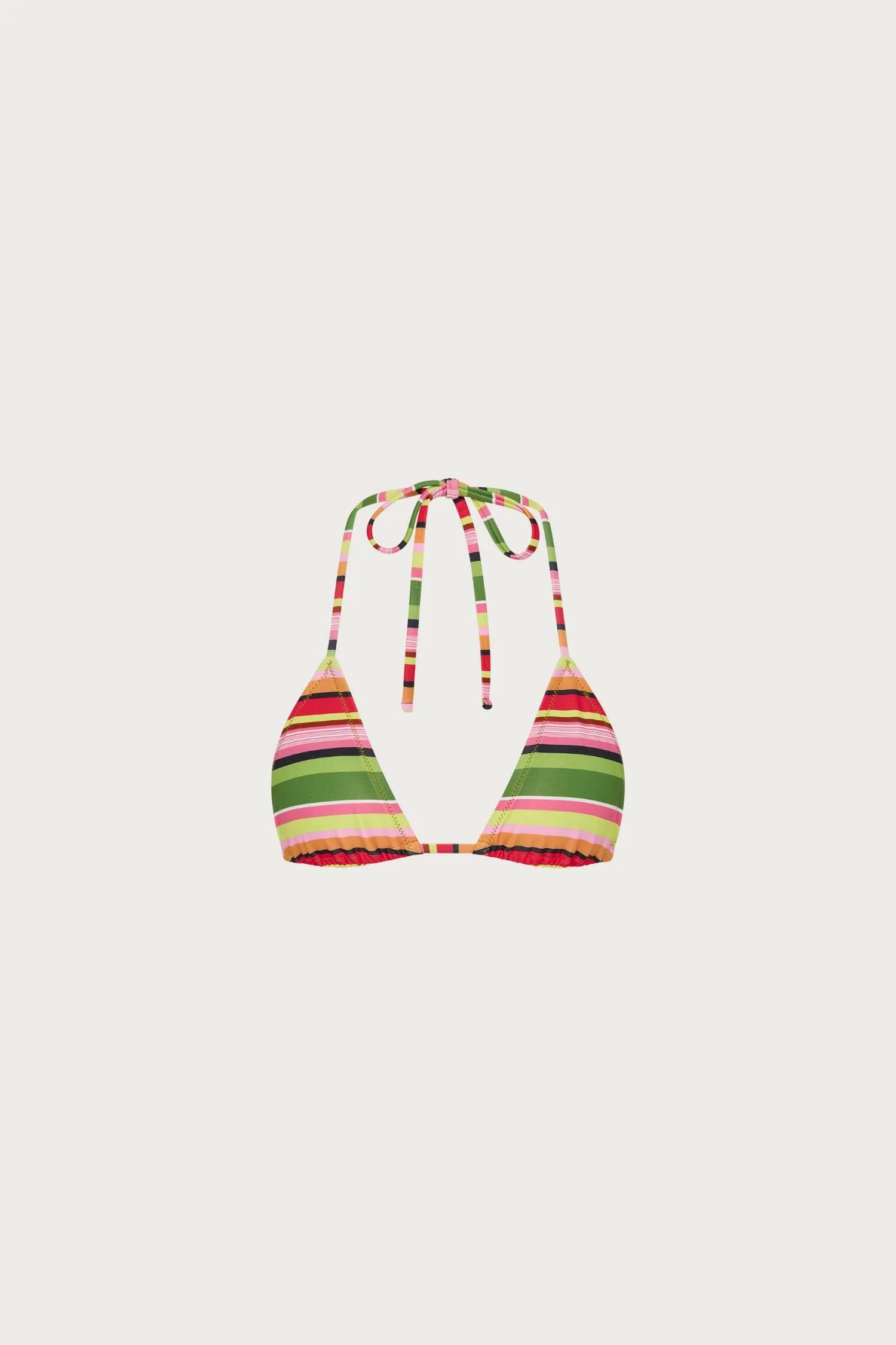 Triangle Top | Emerald Stripe