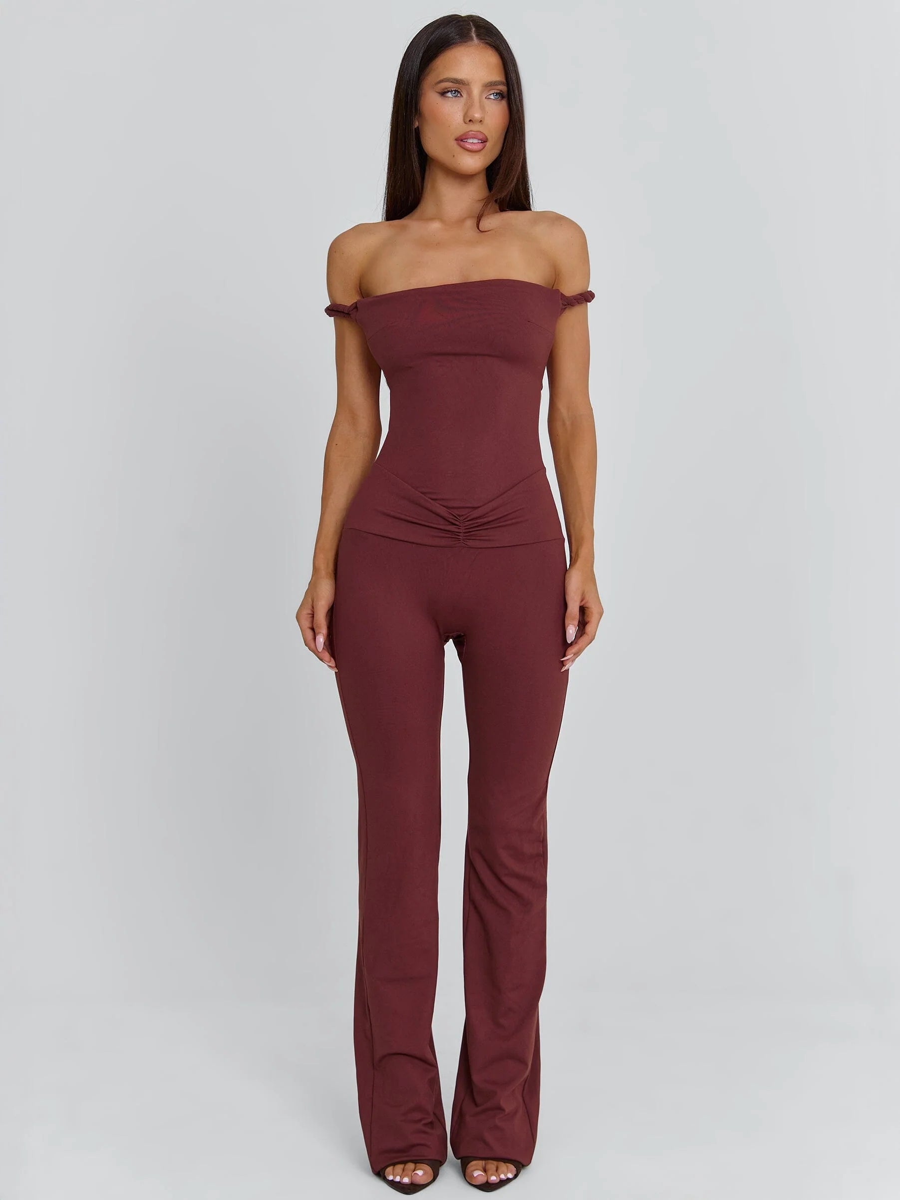 Lucy's POSEY JUMPSUIT DARK MAUVE