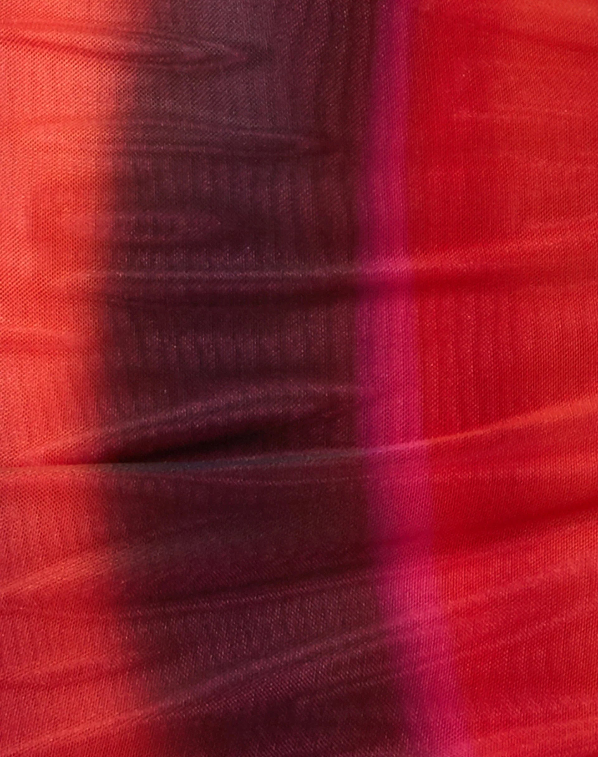 Yuvila Mini Dress in Solarized Orange and Pink