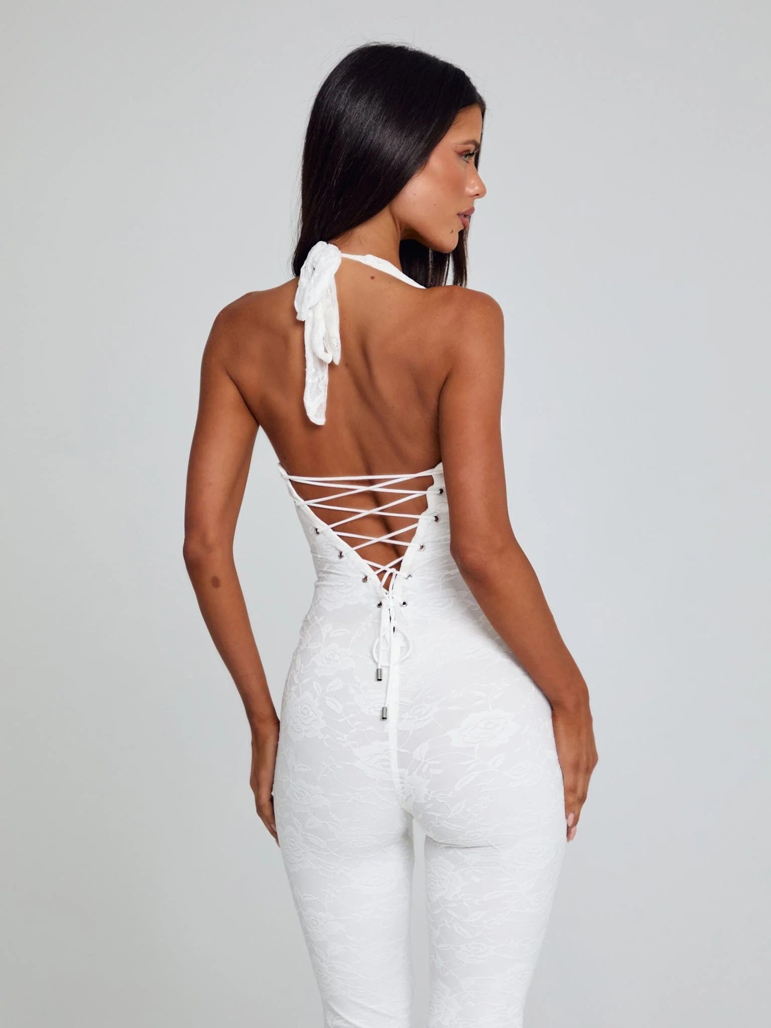 Lucy's SAWYER JUMPSUIT WHITE