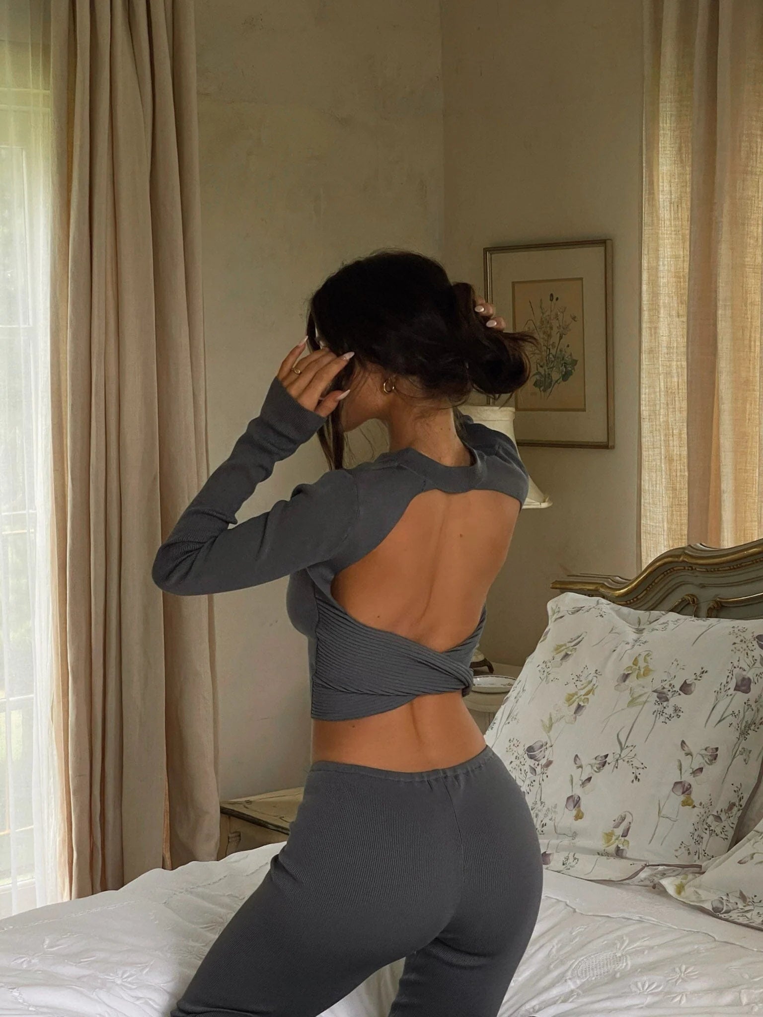 Lucy's FREESIA PANT CHARCOAL