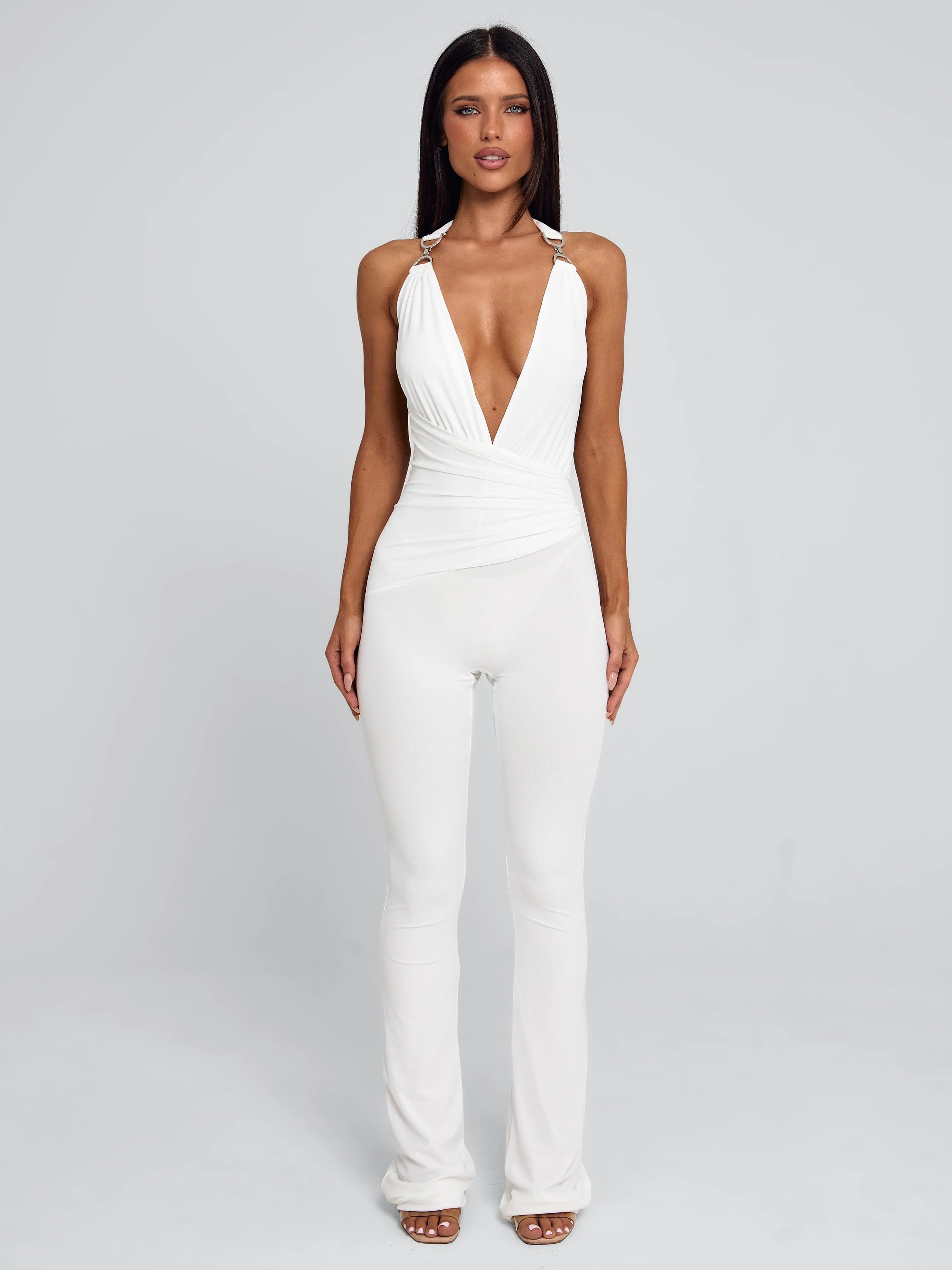Lucy's CARYS JUMPSUIT WHITE