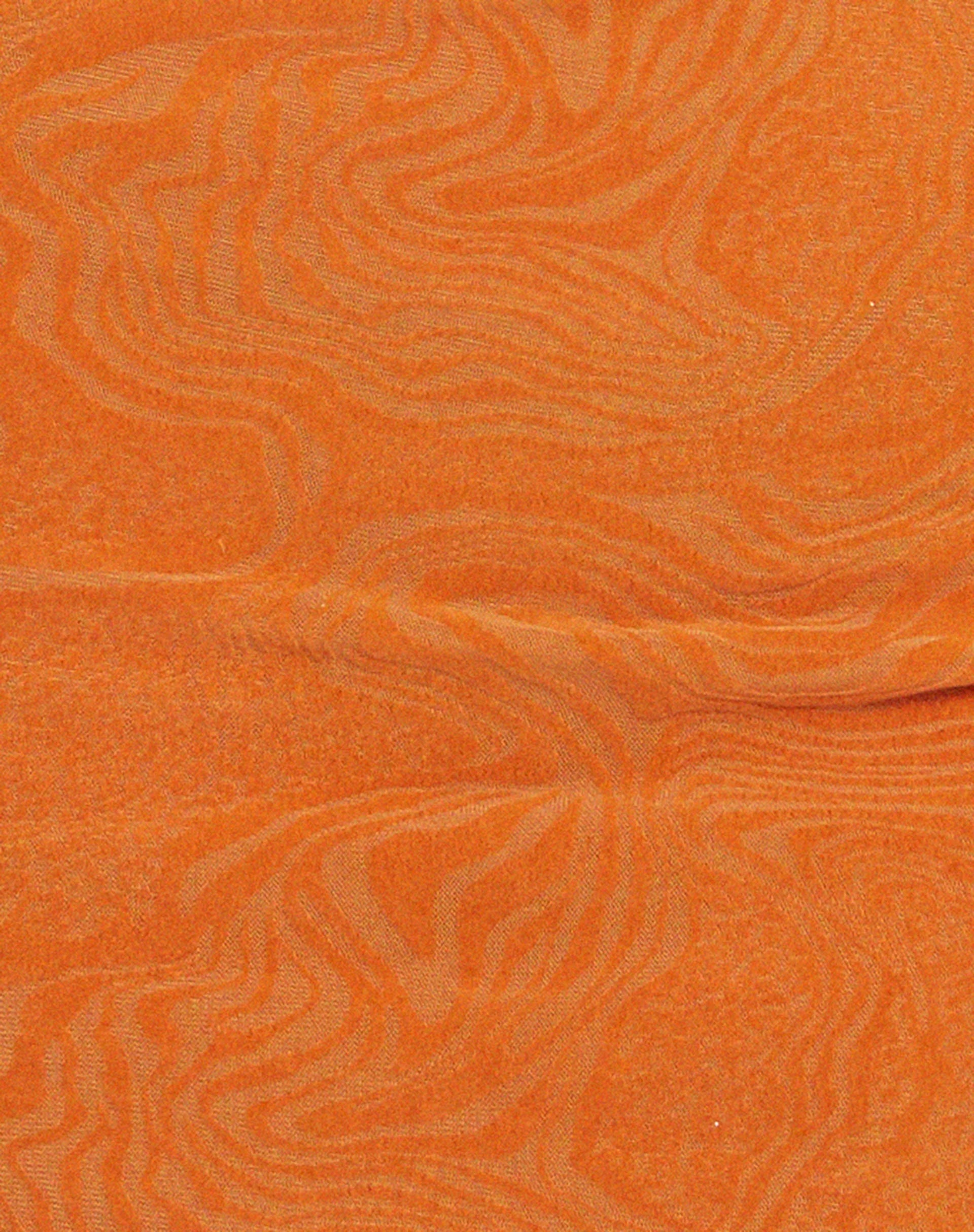 Diti Mini Dress in Mixed Animal Flock Orange